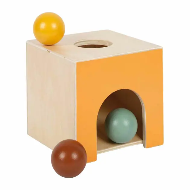 Small Foot - Houten Montessori Knikkerdoos FSC Meest Verkocht