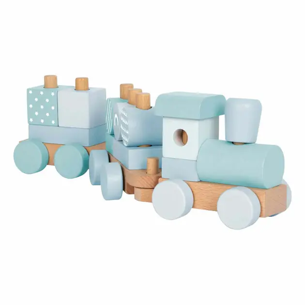 Snelle Levering Small Foot - Houten Trein Blauw