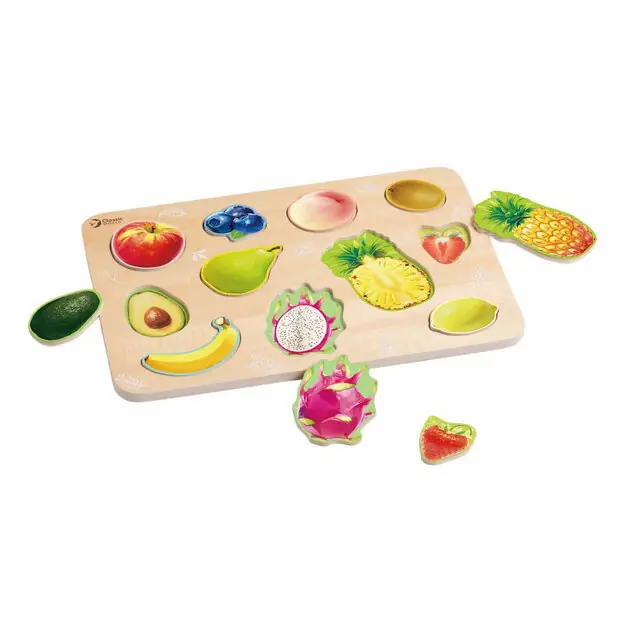 Classic World Houten Puzzel Fruit - 11st. Gratis Retour