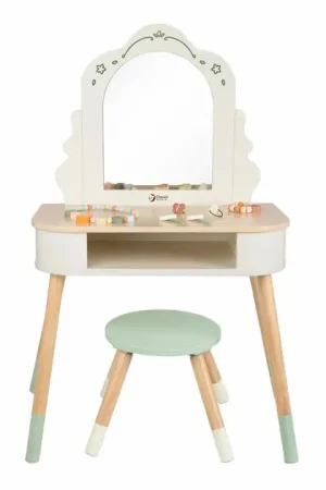 Weekendaanbieding Classic World Houten Kaptafel met Krukje - Inclusief Accessoires