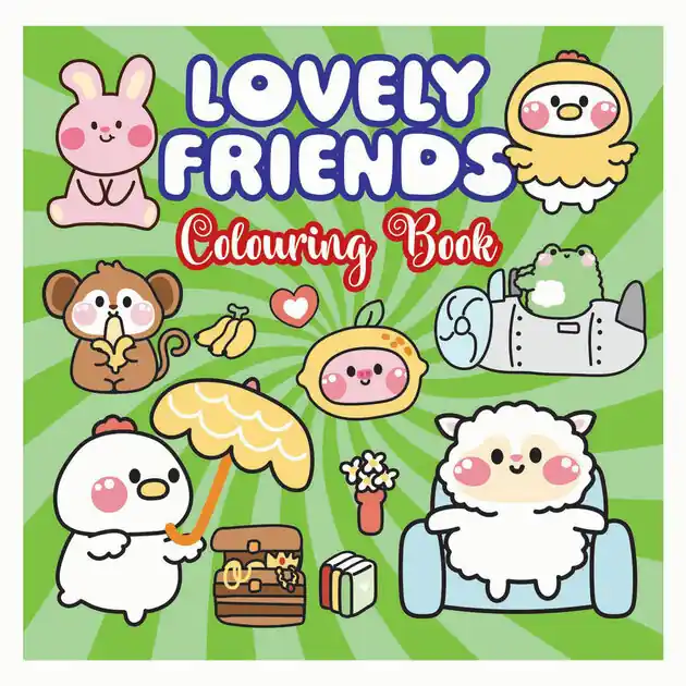 Lovely Friends Kleurboek - 96pag. Veilige Betaling