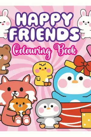 Lage Prijs Happy Friends Kleurboek - 96pag.