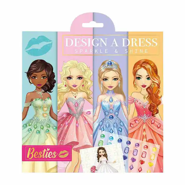 Beperkt Aanbod Besties Ontwerp een Jurk - 21,5x21,5cm