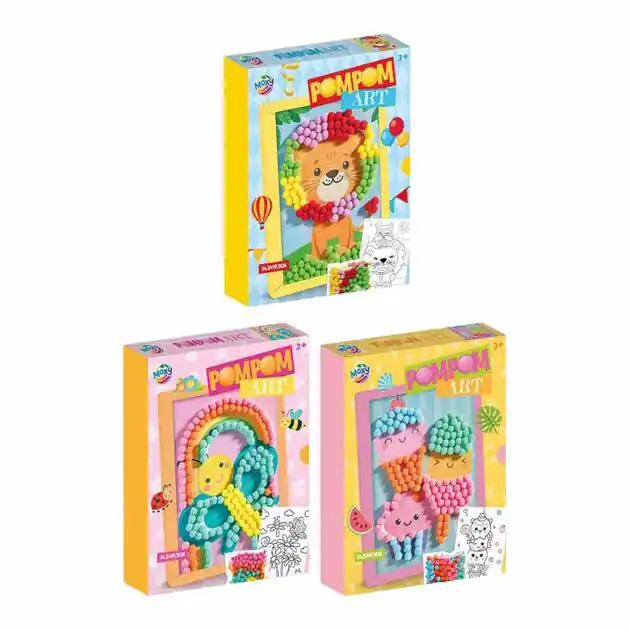 Betaalbaar Pomponkunst met Lijst
