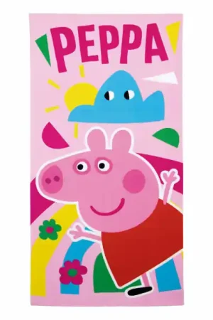 Betrouwbaar Badhanddoek Peppa Pig - 70x140cm
