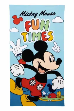 Badhanddoek Mickey Mouse - 70x140cm Lage Prijs
