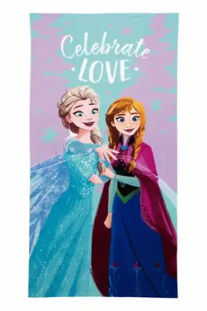 Badhanddoek Frozen - 70x140cm Beperkt Aanbod