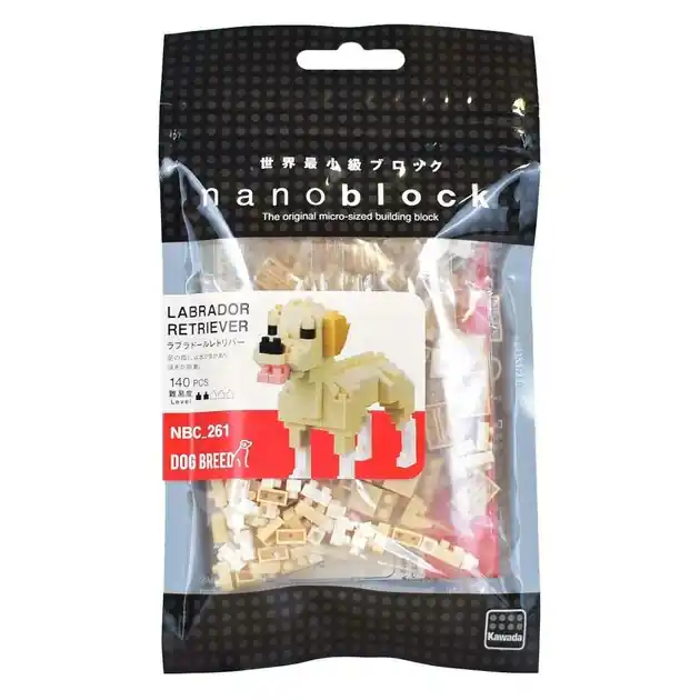 Nano Block Bouwset Labrador Retriever - 140st. Finale Uitverkoop
