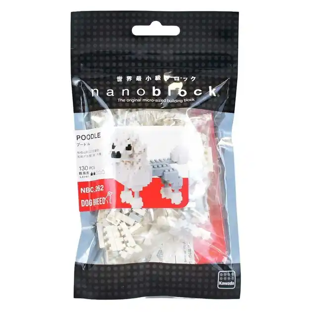 Nano Block Bouwset Poedel - 130st. Merkproduct