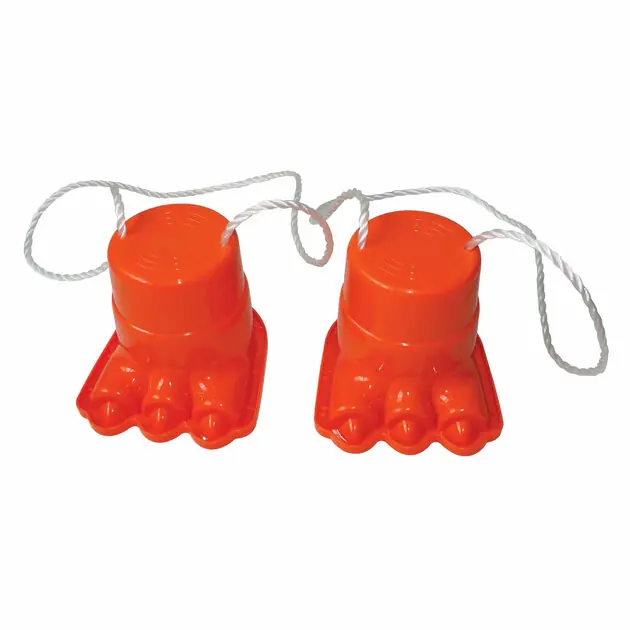 Dagaanbieding Loopklossen Dinopoten Oranje
