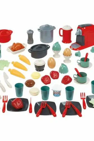 Shop Nu Ecoiffier 100% Chef Servies in Opbergbox - 70dlg.