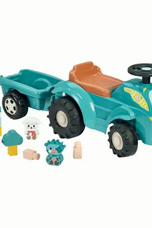 Must-Have Ecoiffier bb Abrick Bestuurbare Tractor met Aanhanger - 15dlg.