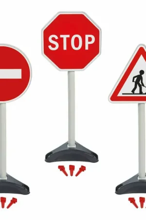 Ecoiffier 3 Verkeersborden Beperkte Voorraad