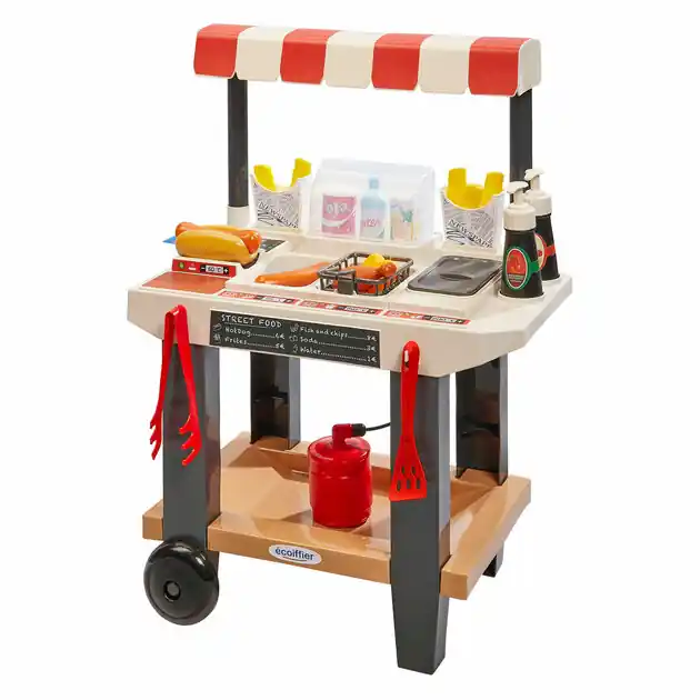 Bestseller Ecoiffier 100% Chef Street Food Kraam - 25dlg.