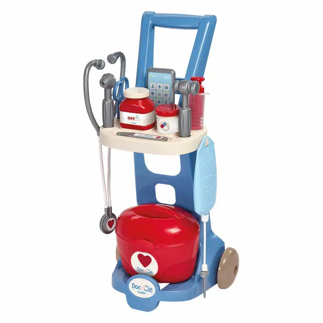 Ecoiffier Doc Cie Medische Trolley - 12dlg. Betrouwbaar