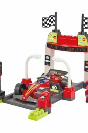 Finale Uitverkoop Ecoiffier Abrick Speelset Pit Stop Formule 1