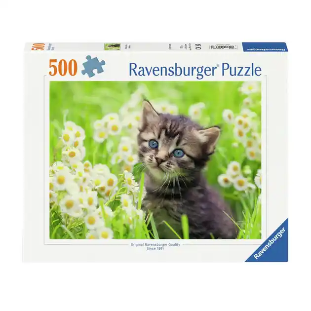 Ravensburger Legpuzzel Katje in de Wei, 500st. Flitsaanbieding