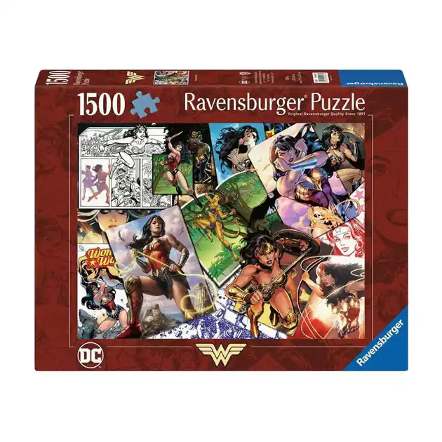 Gratis Retour Ravensburger Legpuzzel Wonder Woman, 1500st.