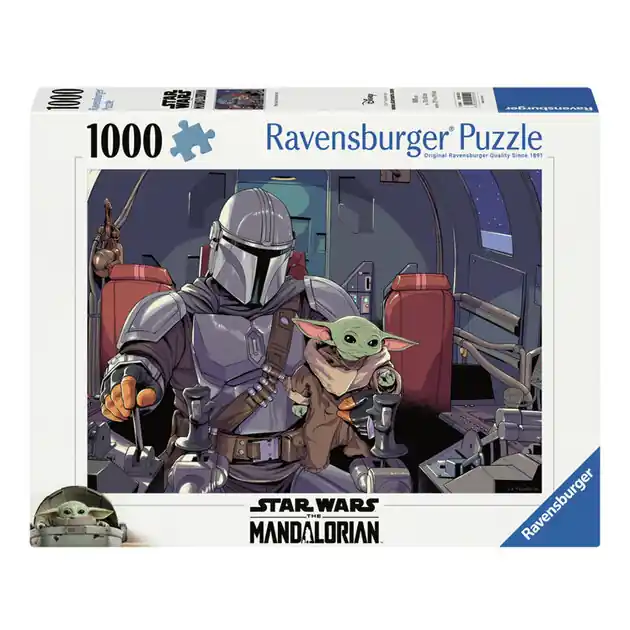 Ravensburger Legpuzzel Star Wars The Mandalorian, 1000st. Nieuw