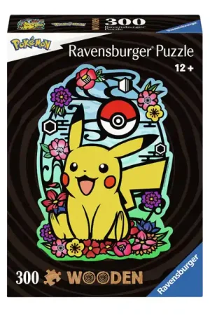 Betrouwbaar Ravensburger Houten Legpuzzel Pokémon Pikachu, 300st.