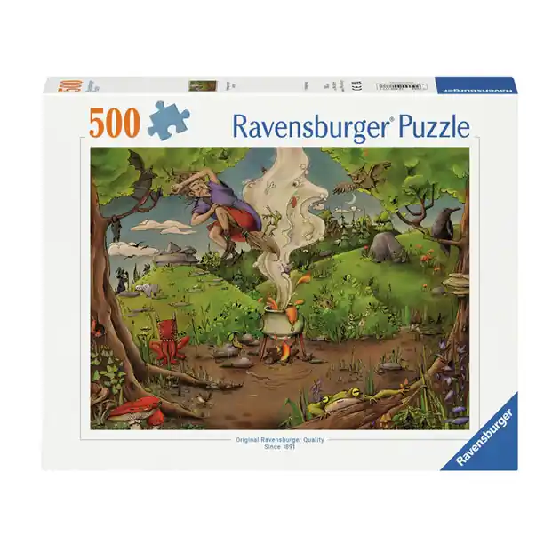 Ravensburger Legpuzzel Bei Der Waldhexe, 500st. Finale Uitverkoop