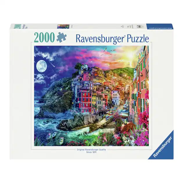 Ravensburger Legpuzzel Farbenfrohe Cinque Terre, 2000st. Speciale Aanbieding