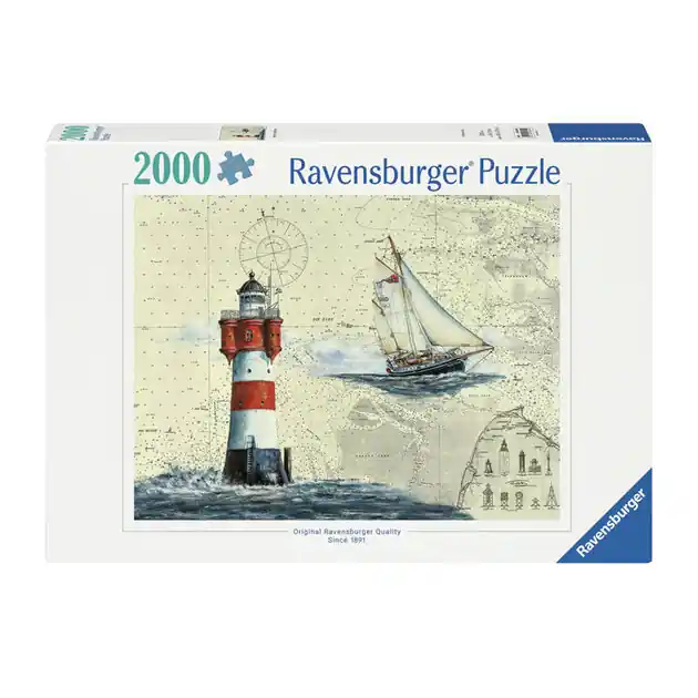Ravensburger Legpuzzel Romantischer Leuchtturm, 2000st. Koop Vandaag