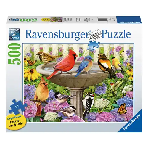 Beperkte Voorraad Ravensburger Legpuzzel Bij het Vogelbadje, 500st.