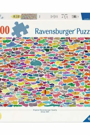 Superprijs Ravensburger Legpuzzel 387 Dogs & One Cat - 300st.