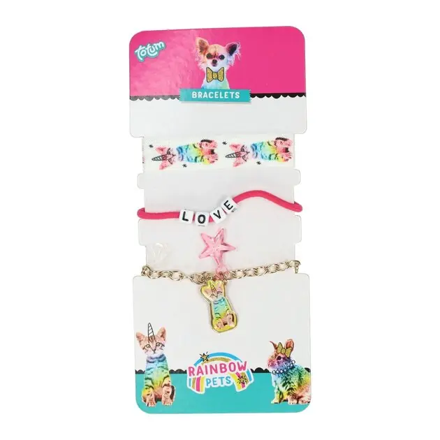 Rainbow Pets Armbanden - 3st. Exclusieve Aanbieding