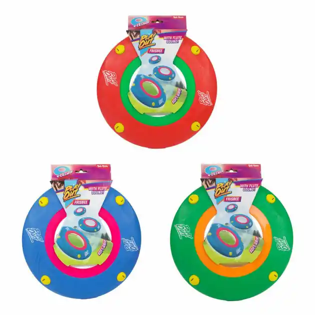 Frisbee met Fluitgeluid - 27cm Gecertificeerd