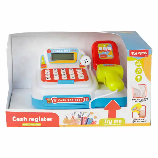 Koop Vandaag Kassa met Licht en Geluid - incl. Geld + Scanner