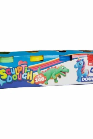 Beste Prijs Sculptidough Kleiset Blauw - 4x140gr.