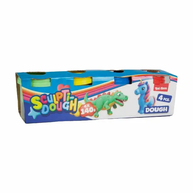 Beste Prijs Sculptidough Kleiset Blauw - 4x140gr.