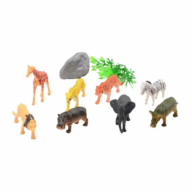 Animal World - Wilde Dieren Set - 10dlg. Hoge Kwaliteit