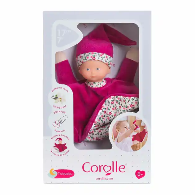 Korting Corolle Tidoudou - Roze Grenadine Knuffeldoek, 17cm