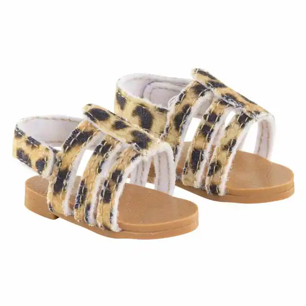 Ma Corolle Poppen Sandalen Luipaard - 36cm Finale Uitverkoop
