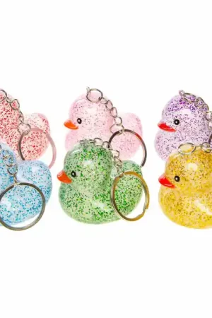 Uitverkoop Sleutelhanger Glitter Eend