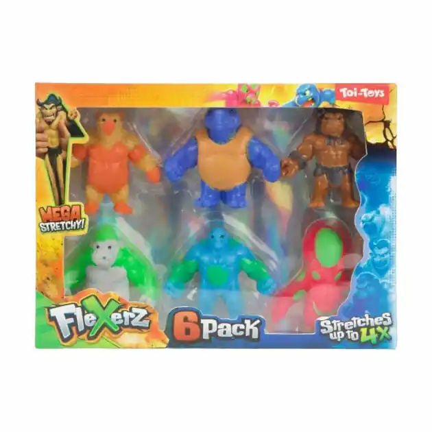 Hete Deal Anti Stressfiguur Flexerz 6cm - 6st.