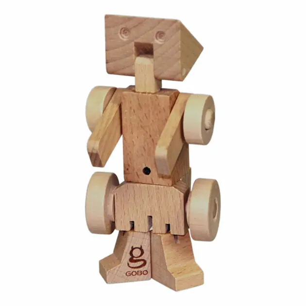 Koop Vandaag Primi Passi - Houten Transformeer Robot/Shovel