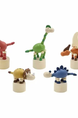 Nu Kopen Houten Drukpop Dinosaurus
