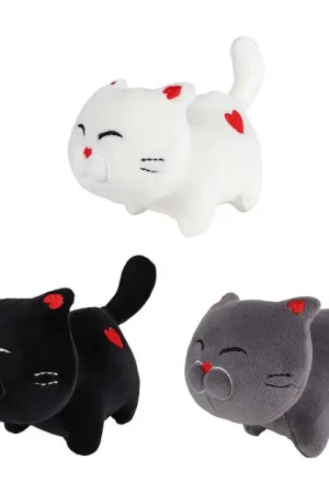 Take Me Home Pluchen Knuffelpoes met Hartjes Direct Beschikbaar
