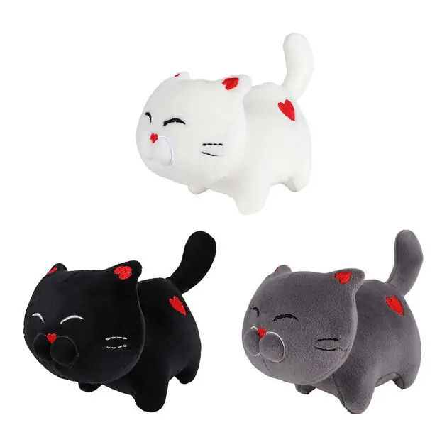 Take Me Home Pluchen Knuffelpoes met Hartjes Direct Beschikbaar