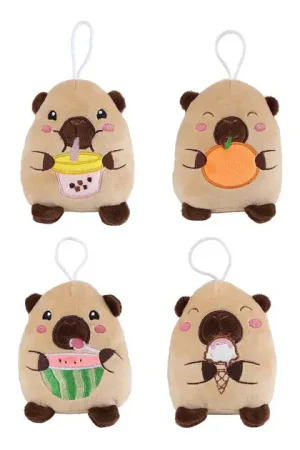 Take Me Home pluchen Capibara Knuffeltje - 14cm Op = Op