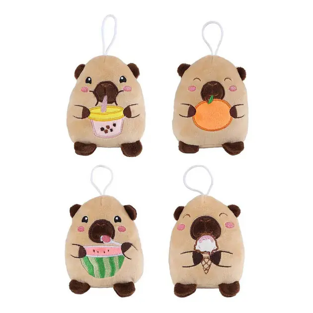 Take Me Home pluchen Capibara Knuffeltje - 14cm Op = Op