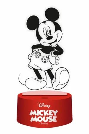 3D Lamp met Afstandbediening Mickey Mouse Nieuw