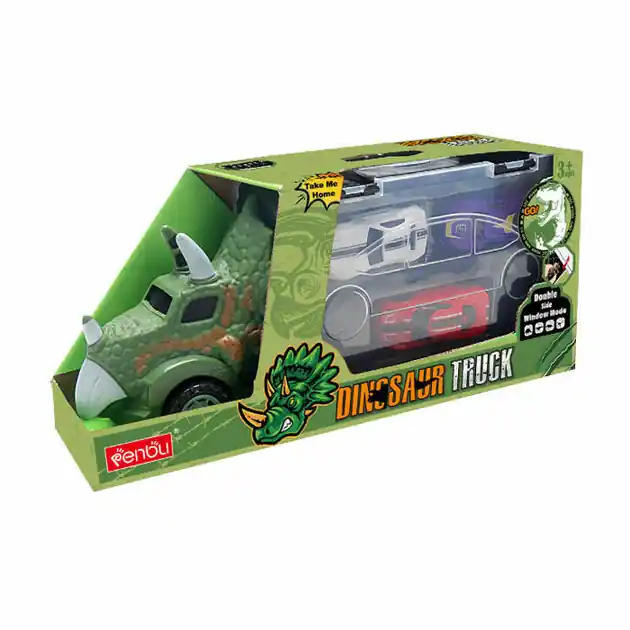 Dino Transporter met Auto's Groen Aanbieding