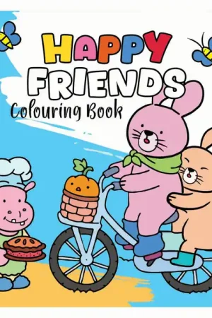 Happy Friends Kleurboek - 96pag. Laatste Kans
