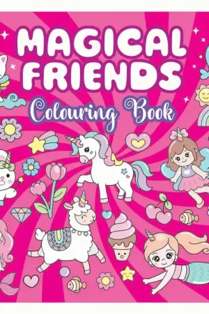 Hoge Kwaliteit Magical Friends Kleurboek - 96pag.