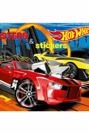 Hot Wheels Posters & Stickersboek Dagaanbieding